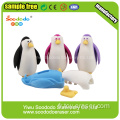 Red Penguin Cute Eraser. Brosse de promotion de casse-tête numérique